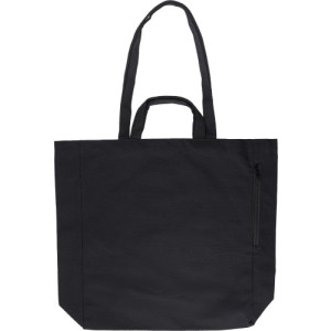 Recycled cotton shopping bag Bennett black