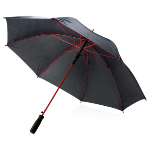 Coloured 23‘ fiberglass umbrella, red