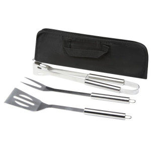 Barcabo BBQ 3-piece set Silver