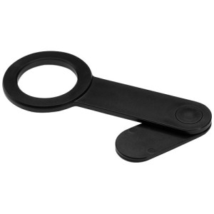 Hook recycled plastic desktop phone holder Solid black