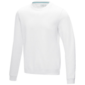 Jasper men’s GOTS organic recycled crewneck sweater White XS