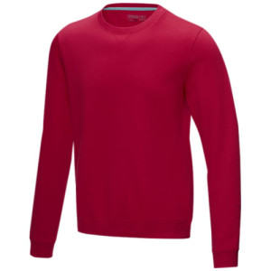 Jasper men’s GOTS organic recycled crewneck sweater Red XS