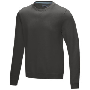 Jasper men’s GOTS organic recycled crewneck sweater Storm grey XS