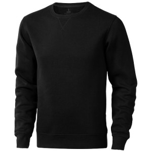 Surrey unisex crewneck sweater Solid black 2XS