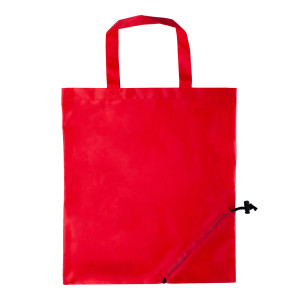 FOLDING BAG foldable shopping bag, red Red