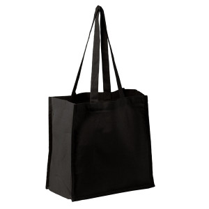 ECO STYLE cotton bag, black Black