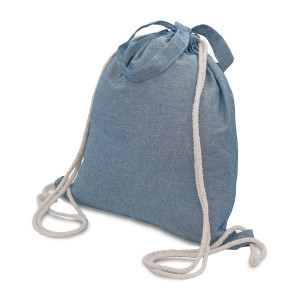 MOTI cotton backpack, blue Blue