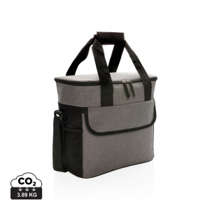 Large basic cooler bag grey, black