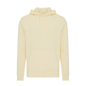 Iqoniq Rila lightweight recycled cotton hoodie cream yellow